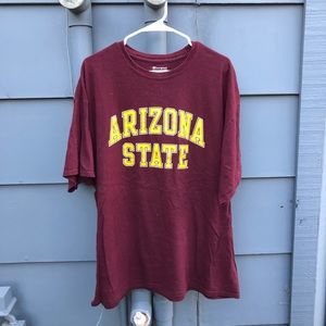 CHAMPION XXL ARIZONA STATE T-SHIRT COLLEGE SCHOOL PRIDE UNIVERSITY MAROON